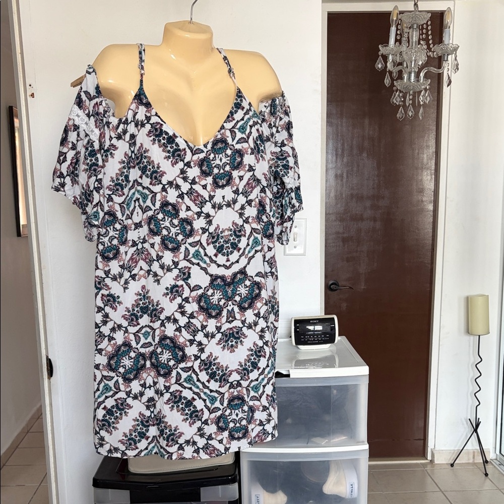 Floral Off-Shoulder Dress